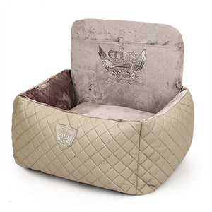 Angione Dog Car Seat #159 beige