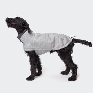 Cloud7 Hundemantel Brooklyn Flanell Grey