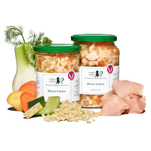 Premium Hundefutter Menü 4 – Huhn