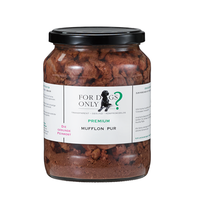 Premium Hundefutter Mufflon Pur