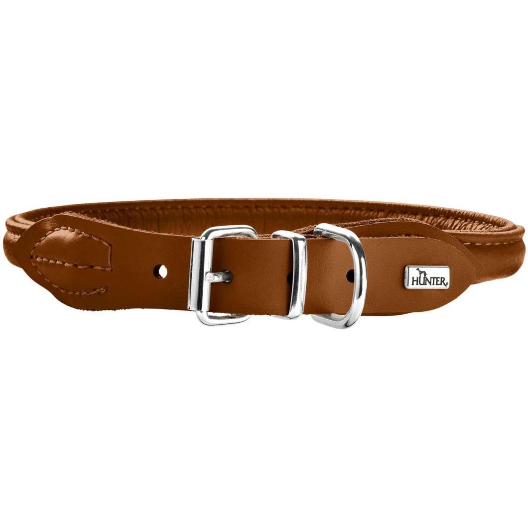 Halsband Round & Soft Elk cognac